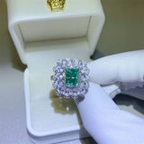 3 Carat Moissanite 925 Sterling Silver Ring - Trendsi