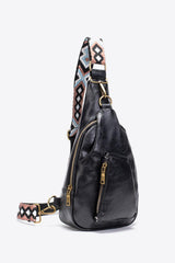 All The Feels PU Leather Sling Bag - Trendsi
