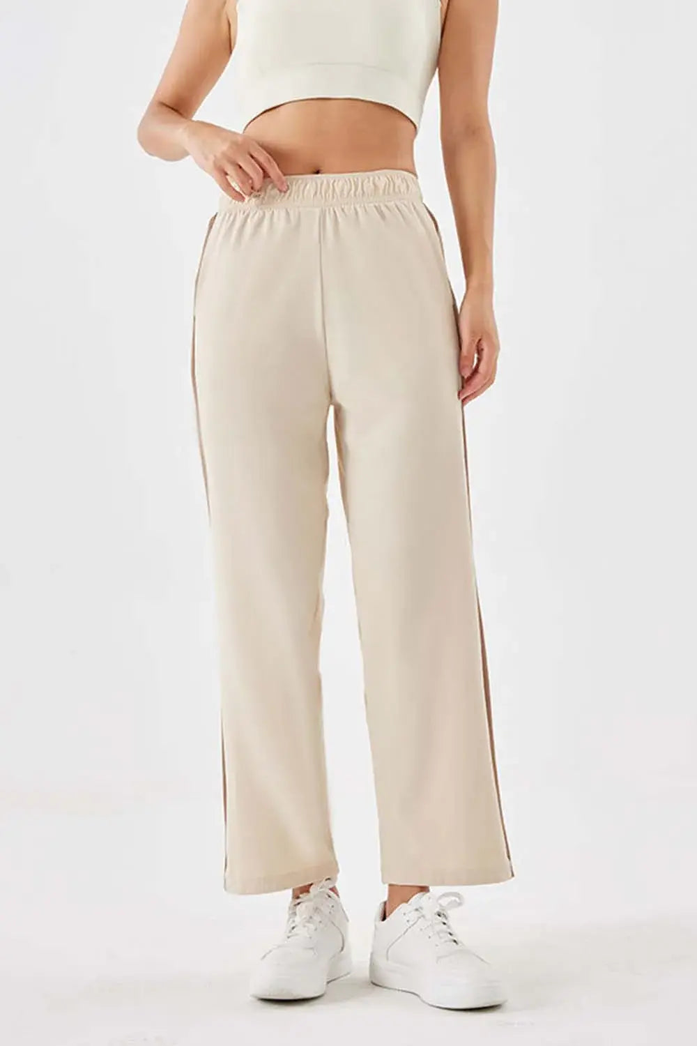 Seam Detail Long Pants - Trendsi - Flyclothing LLC