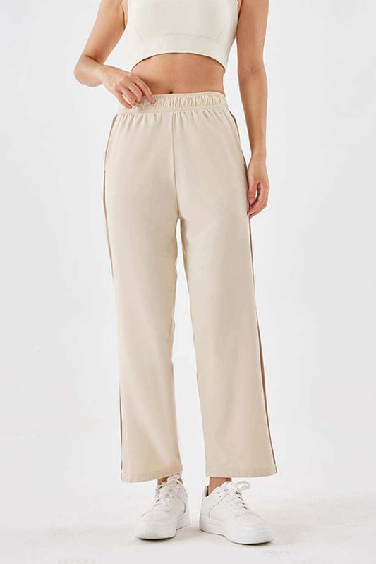 Seam Detail Long Pants - Trendsi - Flyclothing LLC
