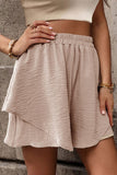 Layered Elastic Waist Shorts - Trendsi