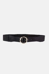 Alloy Buckle Braided Belt - Trendsi - Flyclothing LLC