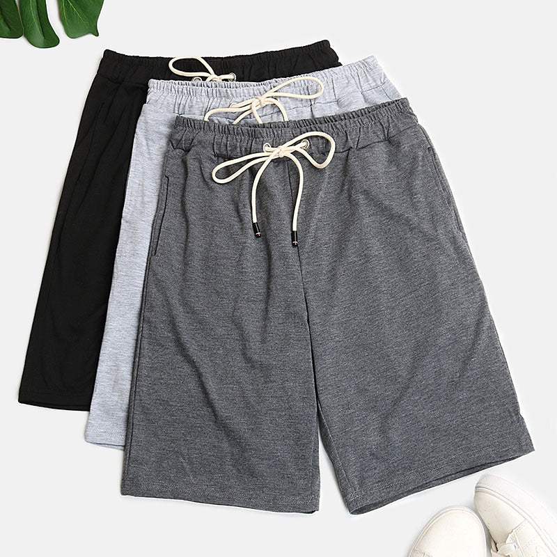 Mens Drawstring Waist Three-Piece Shorts Set - Trendsi - Flyclothing LLC