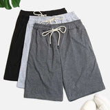 Mens Drawstring Waist Three-Piece Shorts Set - Trendsi - Flyclothing LLC