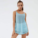 Scoop Neck Spaghetti Strap Knit Cami - Trendsi - Flyclothing LLC