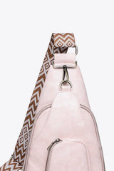 Take A Trip PU Leather Sling Bag - Trendsi - Flyclothing LLC