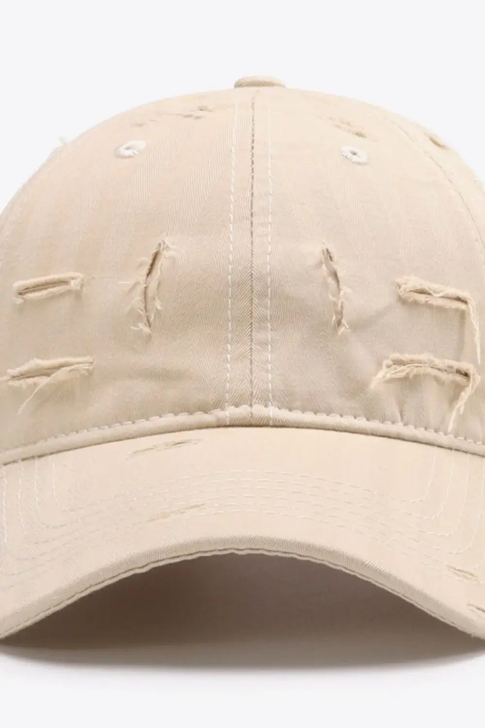 Distressed Adjustable Baseball Cap - Trendsi - Flyclothing LLC