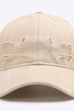 Distressed Adjustable Baseball Cap - Trendsi - Flyclothing LLC