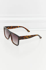 Tortoiseshell Square Full Rim Sunglasses - Flyclothing LLC