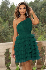 One-Shoulder Sleeveless Dress - Trendsi - Flyclothing LLC