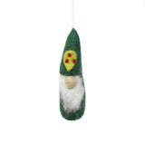 Christmas Gnome Felt Ornaments, Set of 3 - Global Groove Direct