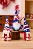 4-Piece Independence Day Knit Hanging Gnomes - Trendsi