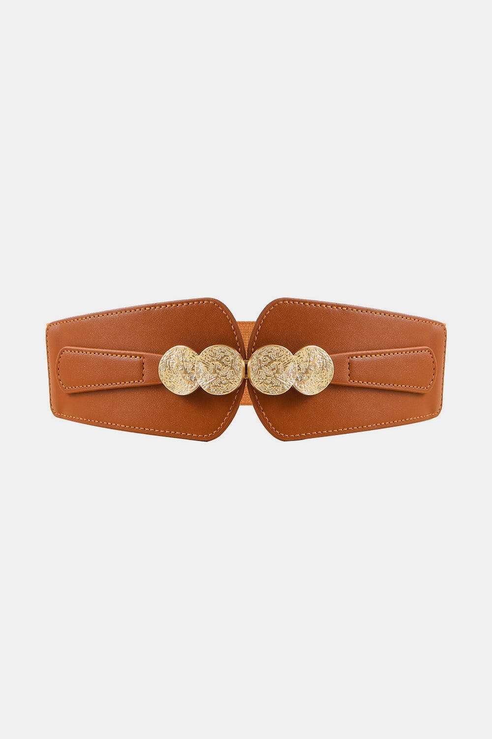 Alloy Buckle Elastic Belt - Trendsi - Flyclothing LLC
