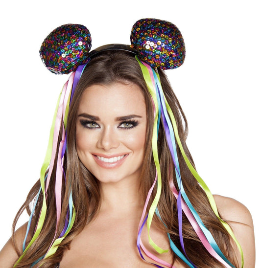 Roma Costume Multi Sequin Head Piece - Roma Costume