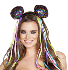 Roma Costume Multi Sequin Head Piece - Flyclothing LLC