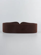 PU Elastic Wide Belt - Trendsi - Flyclothing LLC