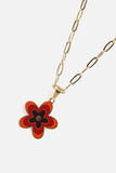 Flower Pendant Stainless Steel Necklace - Trendsi - Flyclothing LLC