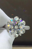 5 Carat  Moissanite Side Stone Ring - Trendsi