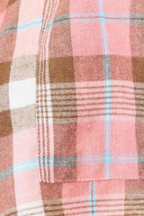 Double Take Plaid Collared Neck Long Sleeve Button-Up Shirt - Trendsi - Flyclothing LLC