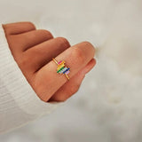 Heart Shape Zircon 925 Sterling Silver Ring - Trendsi