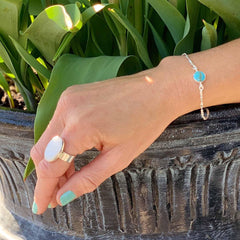 Ring, Oval Mother of Pearl - Artisana