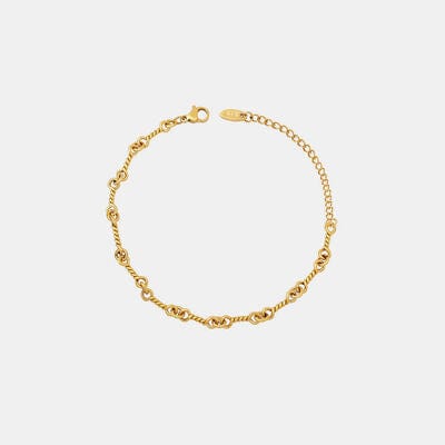 Titanium Steel Link Chain Bracelet - Flyclothing LLC