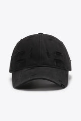 Distressed Adjustable Baseball Cap - Trendsi - Flyclothing LLC