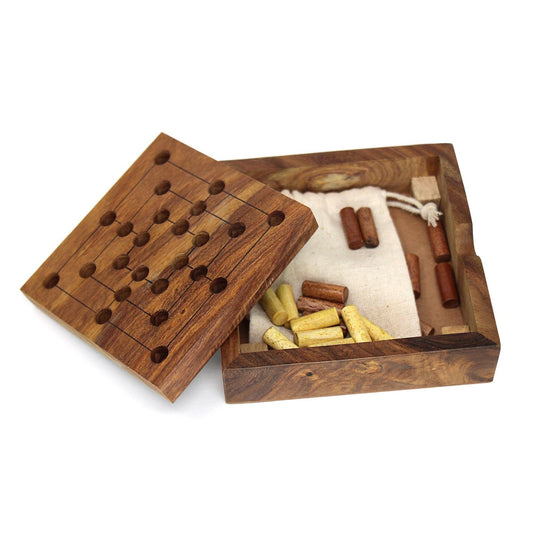 Handmade Nine Men Morris Game - Asha Handicrafts