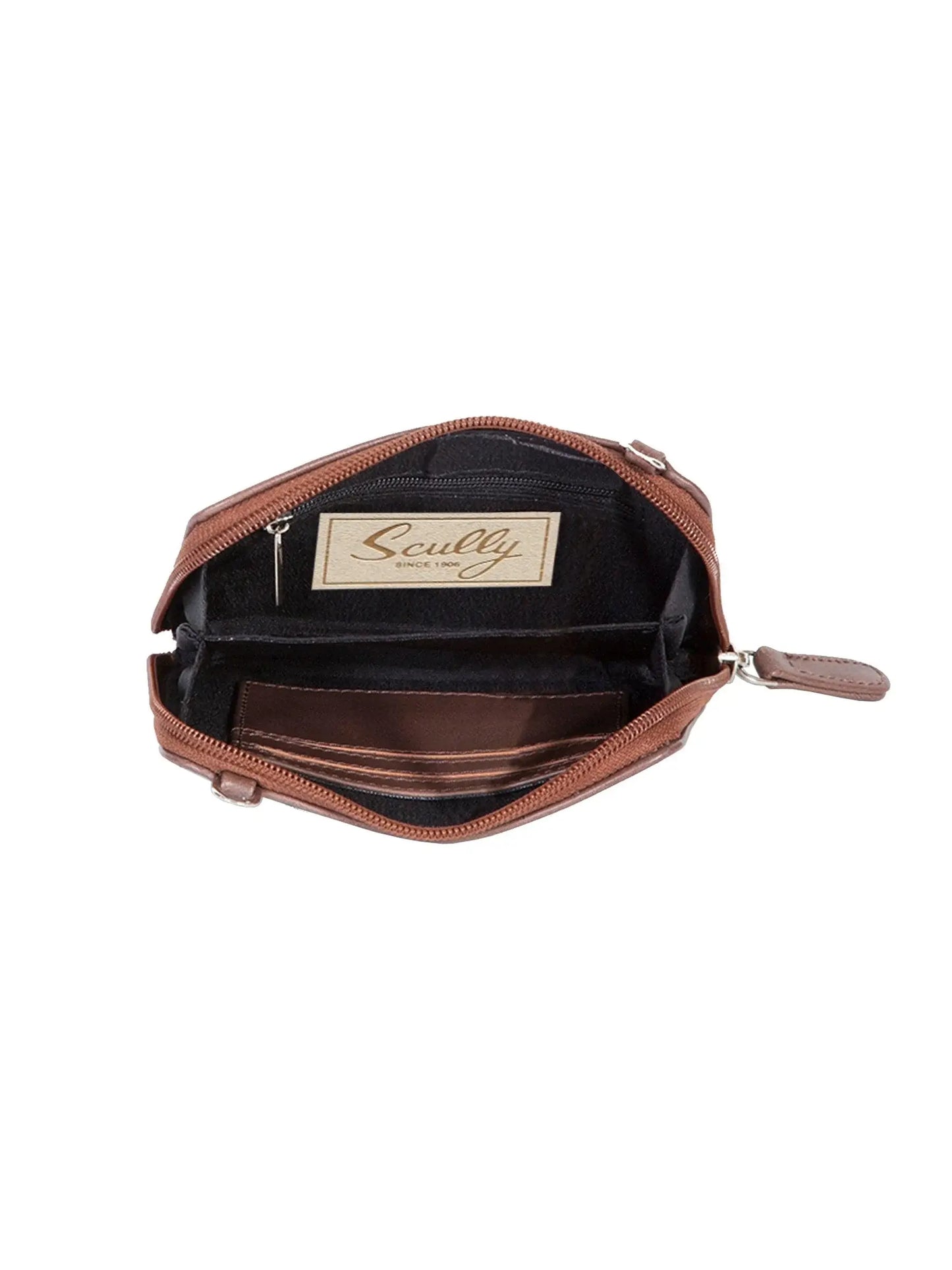 Scully CHOCOLATE STADIUM PURSE - Scully Leather - Flyclothing LLC