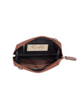 Scully CHOCOLATE STADIUM PURSE - Scully Leather