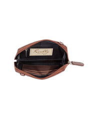 Scully CHOCOLATE STADIUM PURSE - Scully Leather