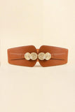 Alloy Buckle Elastic Belt - Trendsi