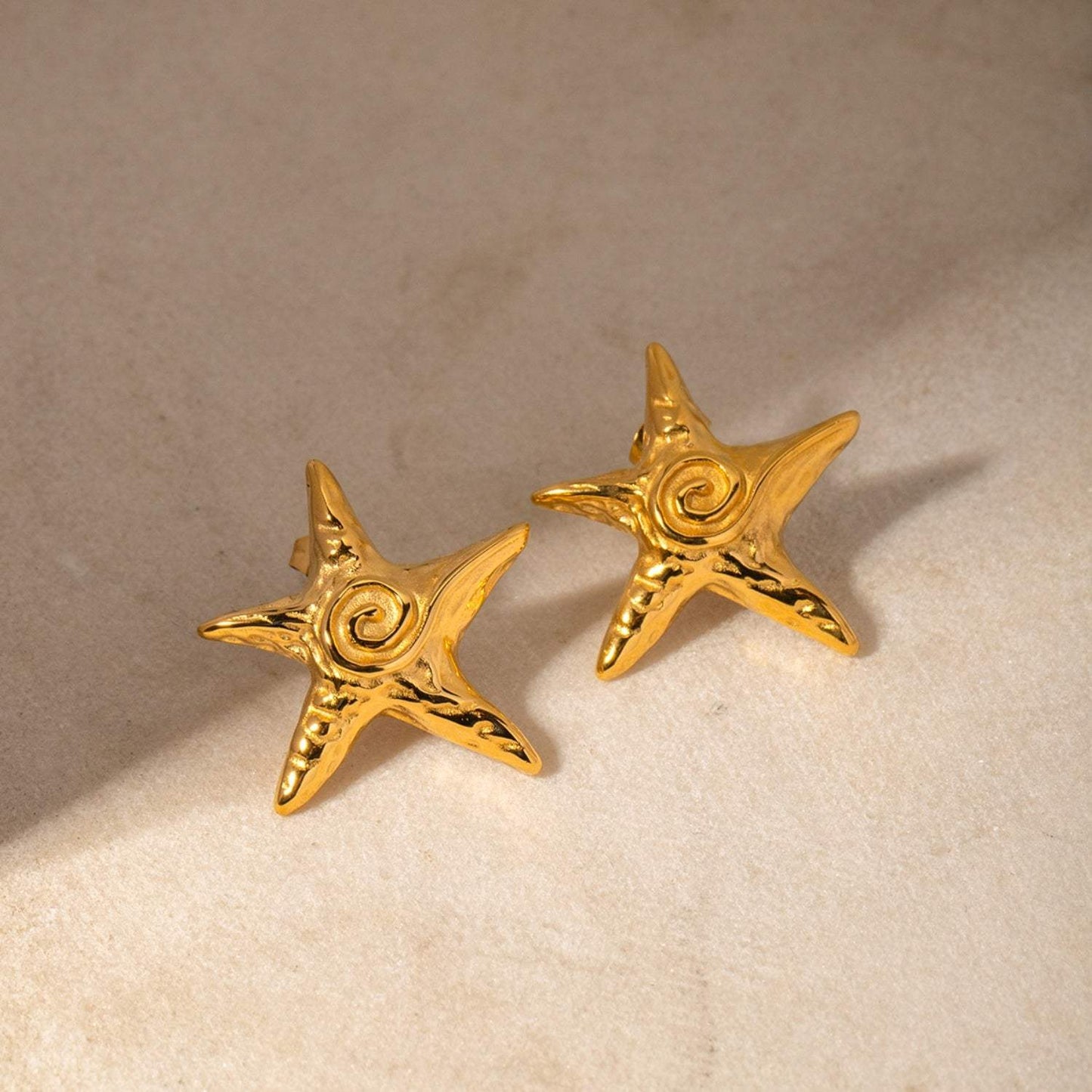Stainless Steel Star Shape Earrings - Trendsi - Flyclothing LLC