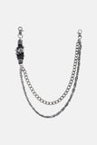 Double Layer Alloy Chain Belt - Trendsi