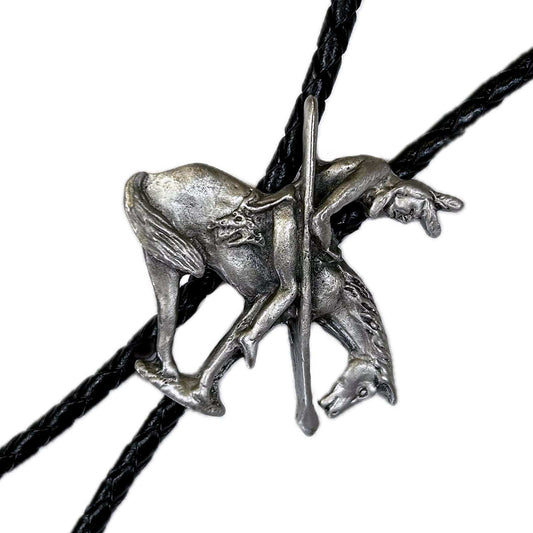 Rockmount Clothing Pewter End of Trail Western Bolo Tie - Rockmount Clothing - Flyclothing LLC