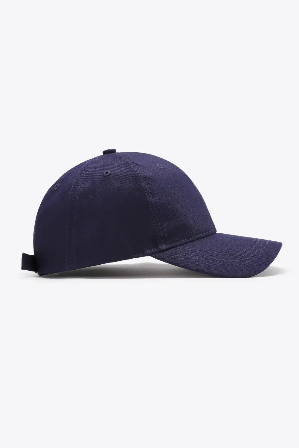 Plain Adjustable Cotton Baseball Cap - Trendsi - Flyclothing LLC