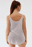 Scoop Neck Spaghetti Strap Knit Cami - Trendsi - Flyclothing LLC