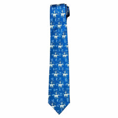 Roper & Brands Navy Western Silk Tie - Rockmount Clothing