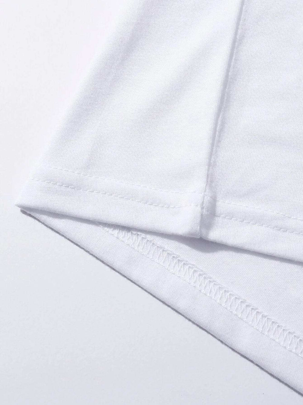 Rabbit Round Neck Short Sleeve T-Shirt - Trendsi - Flyclothing LLC