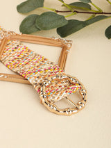 Multicolored Wide Belt - Trendsi - Flyclothing LLC