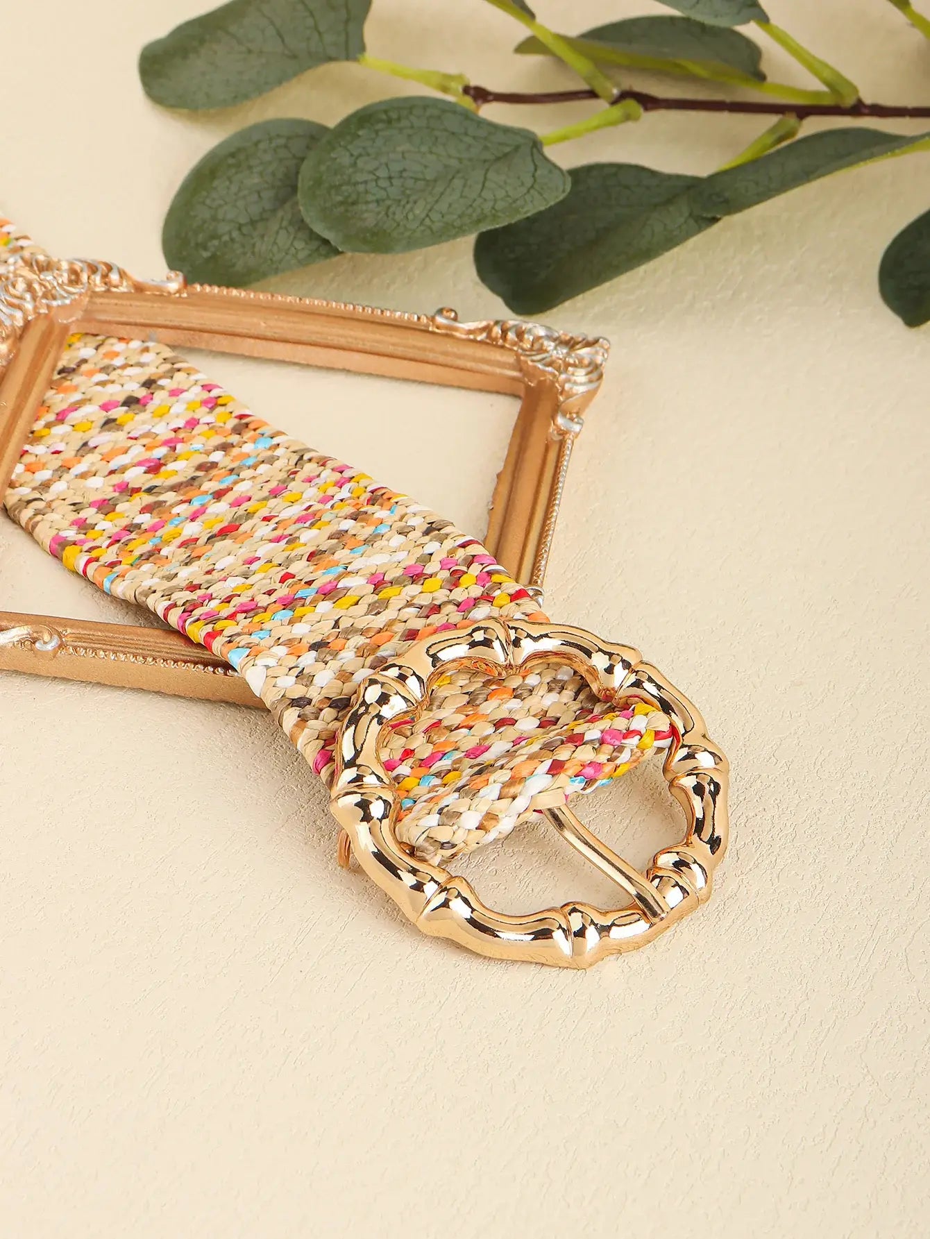 Multicolored Wide Belt - Trendsi - Flyclothing LLC