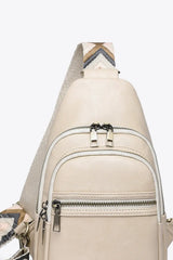It's Your Time PU Leather Sling Bag - Trendsi - Flyclothing LLC