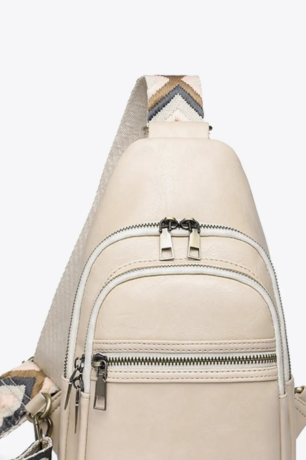 It's Your Time PU Leather Sling Bag - Trendsi - Flyclothing LLC