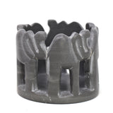 Circle of Elephants Soapstone Sculpture, 3 to 3.5-inch - Dark Stone - SMOLArt