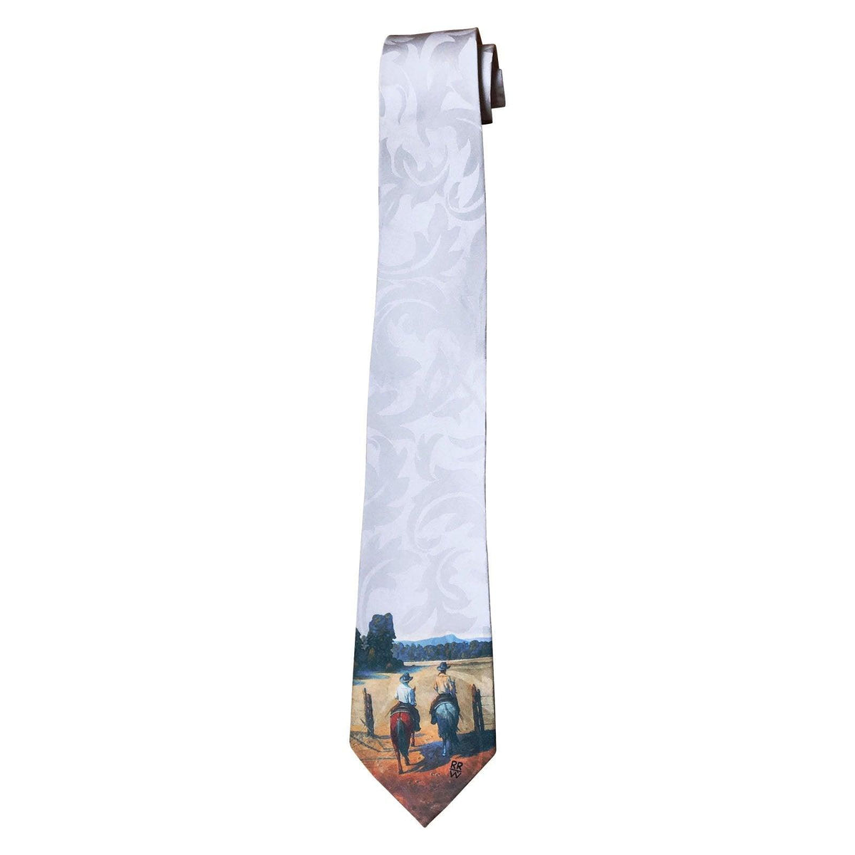 Limited-Edition Working the Pasture Silk Tie by by Harold Post - Flyclothing LLC