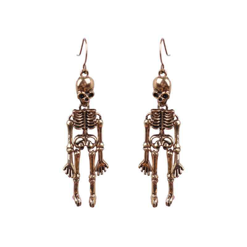 Skeleton Alloy Earrings - Trendsi - Flyclothing LLC