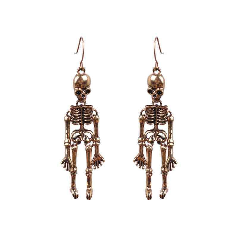 Skeleton Alloy Earrings - Trendsi - Flyclothing LLC