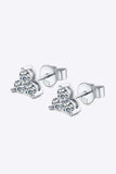 Moissanite 925 Sterling Silver Stud Earrings - Trendsi - Flyclothing LLC