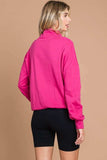 Culture Code Full Size Half Zip Long Sleeve Sweatshirt - Trendsi - Flyclothing LLC