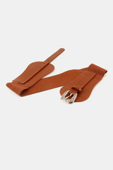 Wide Elastic Belt with Alloy Buckle - Trendsi - Flyclothing LLC